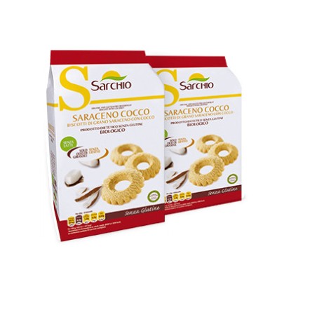 Sarchio Biscotti Grano Saraceno E Cocco Senza Glutine 200g