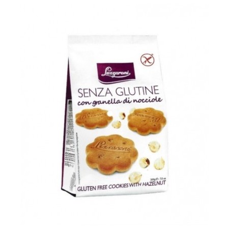 Lazzaroni Biscotti Granella Di Nocciole Senza Glutine 200g