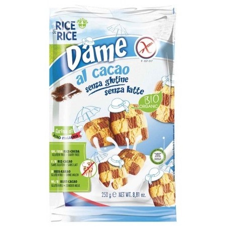 Rice&rice Biscotti Dame Al Cacao Senza Glutine 250g