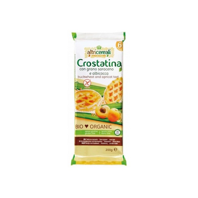 Altricereali Crostatina Con Grano Saraceno E Albicocca 200g