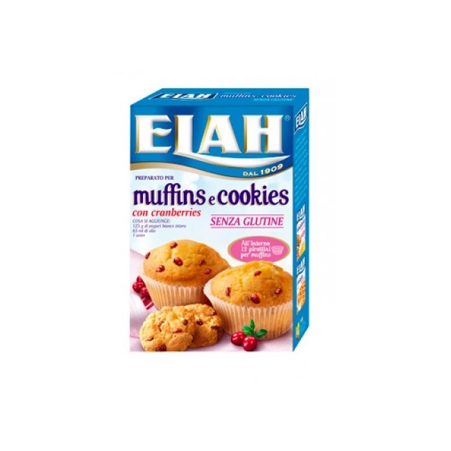 Elah Preparato Muffins E Cookies Senza Glutine 15 Pirottini