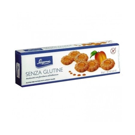 Lazzaroni Pasticcini Gusto Albicocca Senza Glutine 80g