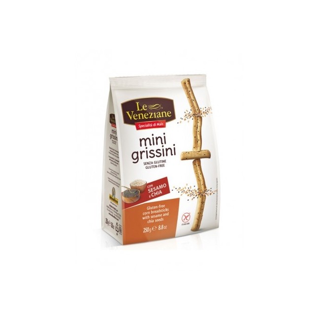 Le Veneziane Mini Grissini Con Sesamo E Chia 250g