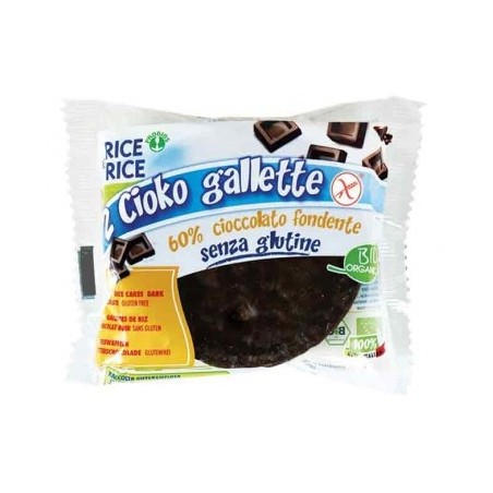 Rice&rice Gallette Di Cioccolato Fondente 33g