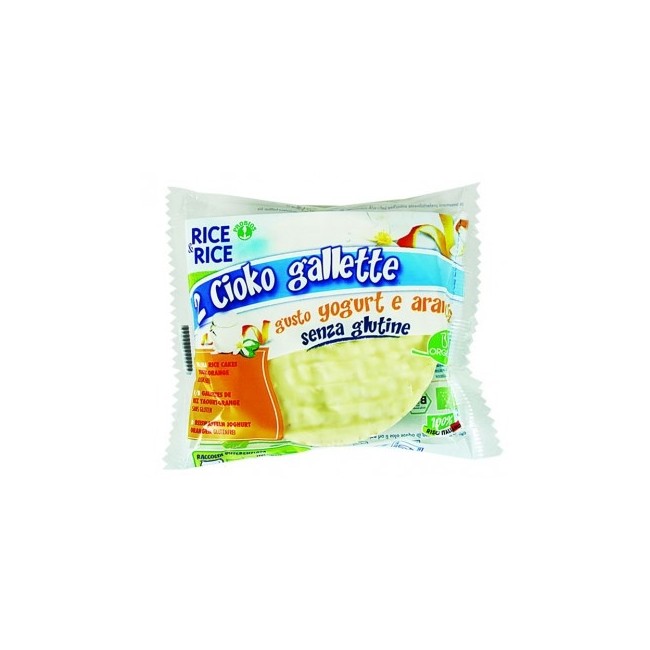 Rice&rice Gallette Con Yogurt Arancia 33g