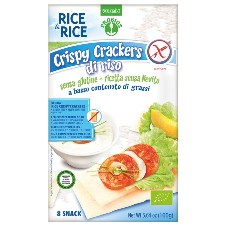 Rice&rice Crispy Crackers Di Riso 160g