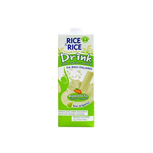 Rice&rice Drink Bevanda Di Riso Alla Mandorla Biologica 1l