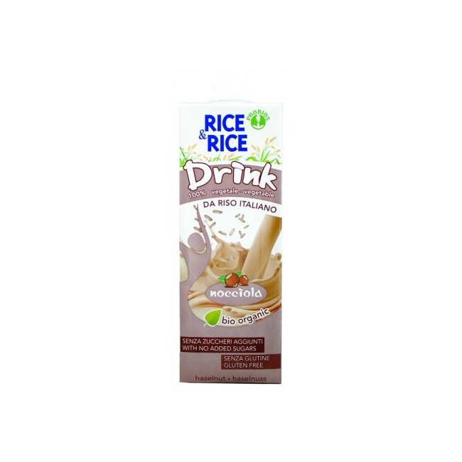 Rice&rice Drink Bevanda Di Riso Alla Nocciola Biologica 1l