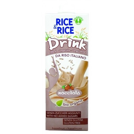 Rice&rice Drink Bevanda Di Riso Alla Nocciola Biologica 1l