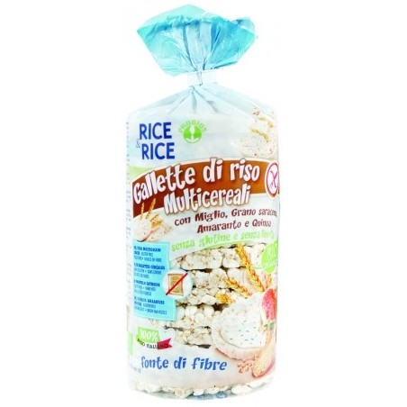 Rice&rice Gallette Di Riso Multicereali Senza Glutine 100g