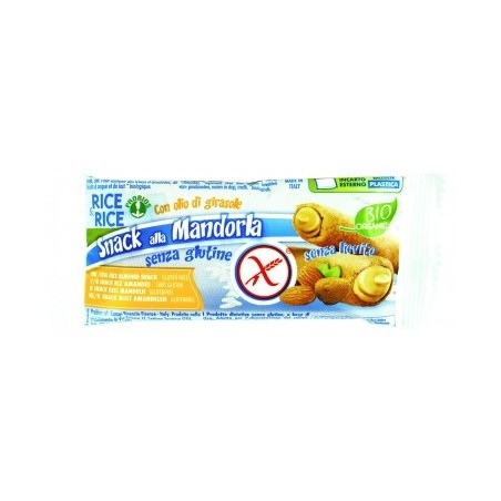 Rice&rice Snack Alla Mandorla Senza Glutine 25g