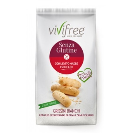 Vivifree Grissini Bianchi Olio E Semi Di Sesamo 150g