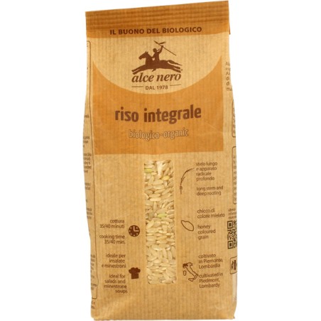 Alce Nero Riso Integrale Biologico Organico 500g