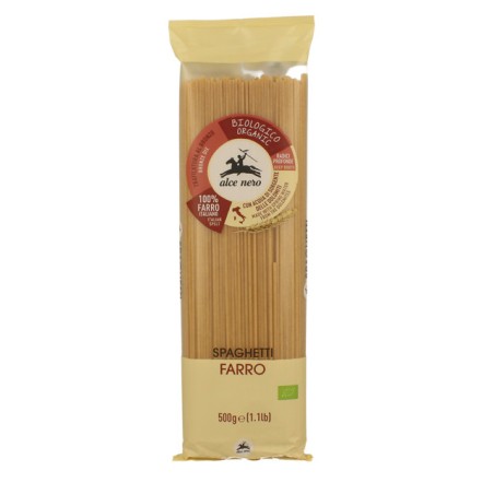 Alce Nero Spaghetti 100% Farro Italiano Biologici 500g