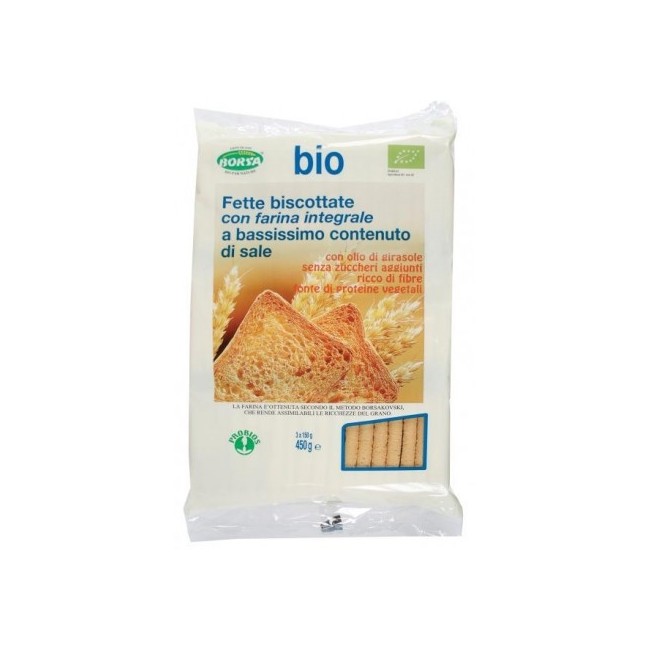 Probios Fette Biscottate Con Farina Integrale Biologico 450g