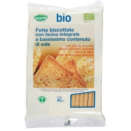 Probios Fette Biscottate Con Farina Integrale Biologico 450g