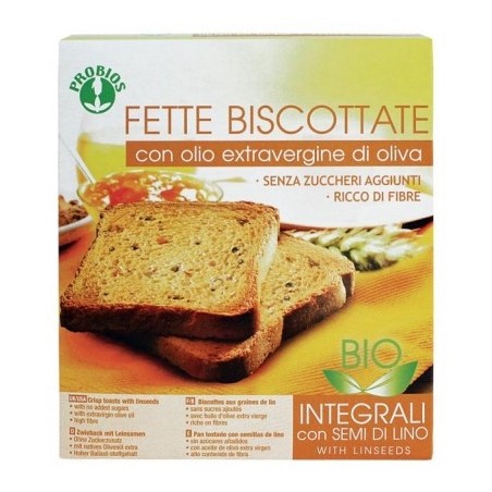 Probios Fette Biscottate Integrali Con Semi Di Lino