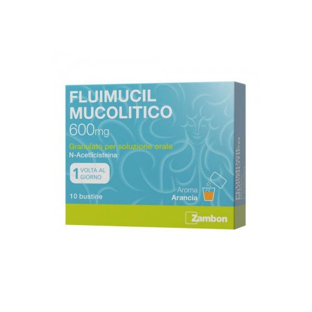 Fluimucil Mucolitico 600 Mg 10 Bustine