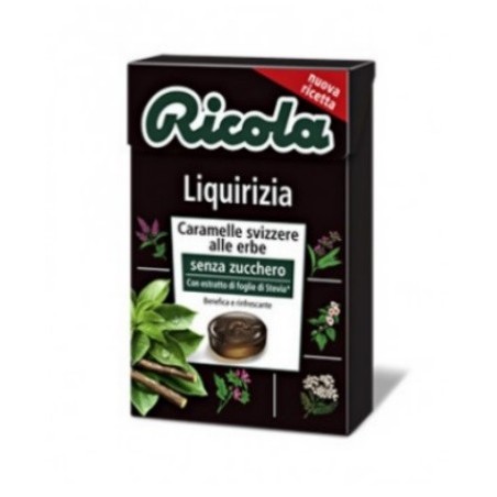 Ricola Liquirizia Caramelle Balsamiche Senza Zucchero 50g