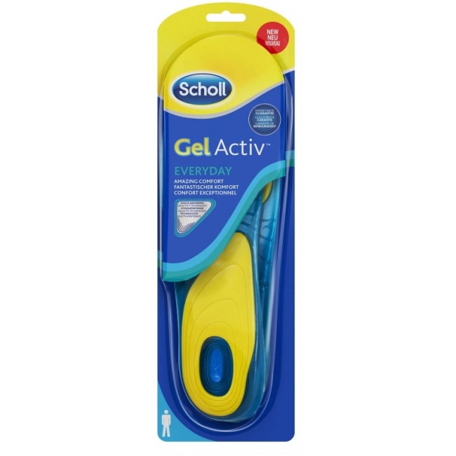 Scholl Gel Active Everyday Solette Uomo