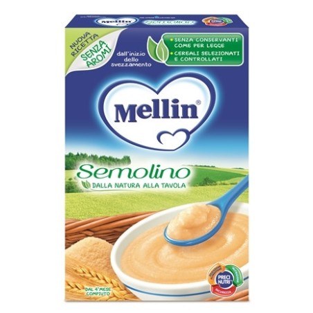 Mellin Semolino A Base Di Cereali 200g Ct 7