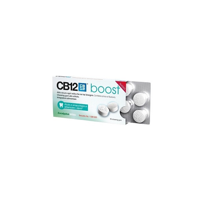 Cb12 Boost Eucalyptus White 10 Chewing Gum