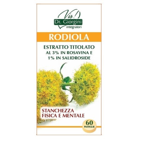 Dr. Giorgini Vis Rodiola Estratto Titolato 60 Pastiglie