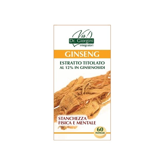 Dr. Giorgini Vis Ginseng Estratto Titolato 60 Pastiglie