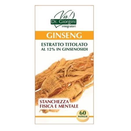 Dr. Giorgini Vis Ginseng Estratto Titolato 60 Pastiglie