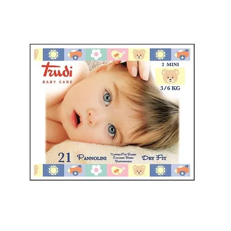 Telo igienico Trudi Baby Care, 60x60cm, 10 pezzi