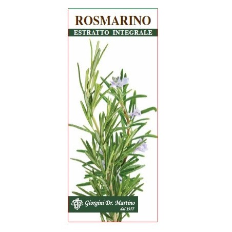 Dr Giorgini Rosmarino Estratto Integrale 200ml