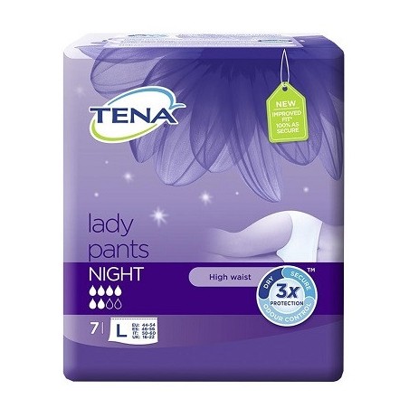 Tena Lady Pants Night Mutandina Large 7 Pezzi