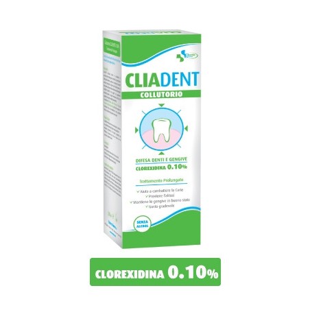 Cliadent Collutorio Clorexidina 0,10% trattamento prolungato 200 ml