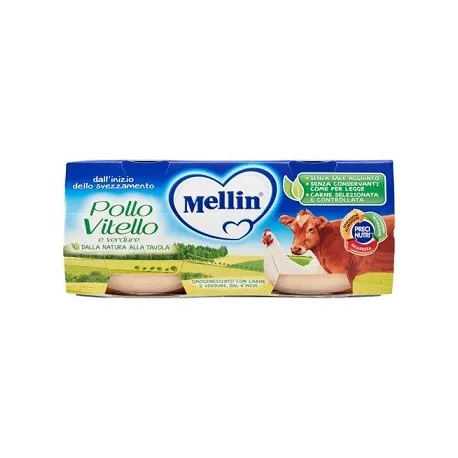 Mellin Omogeneizzati Al Coniglio 4 X 80 Gr - Para-Farmacia Bosciaclub