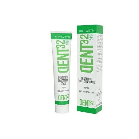 Bioearth Dent32 Dentifricio Protezione Orale Menta 75ml