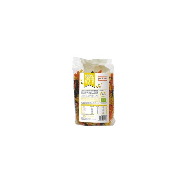 Fior Di Loto Fusilli Di Lenticchie Mix Biologiche 250g