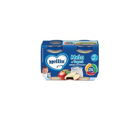 Mellin Merenda Al Gusto Mela E Yogurt 2x120g