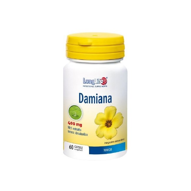 Longlife Damiana 60 Capsule Da 400 Mg