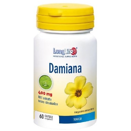 Longlife Damiana 60 Capsule Da 400 Mg