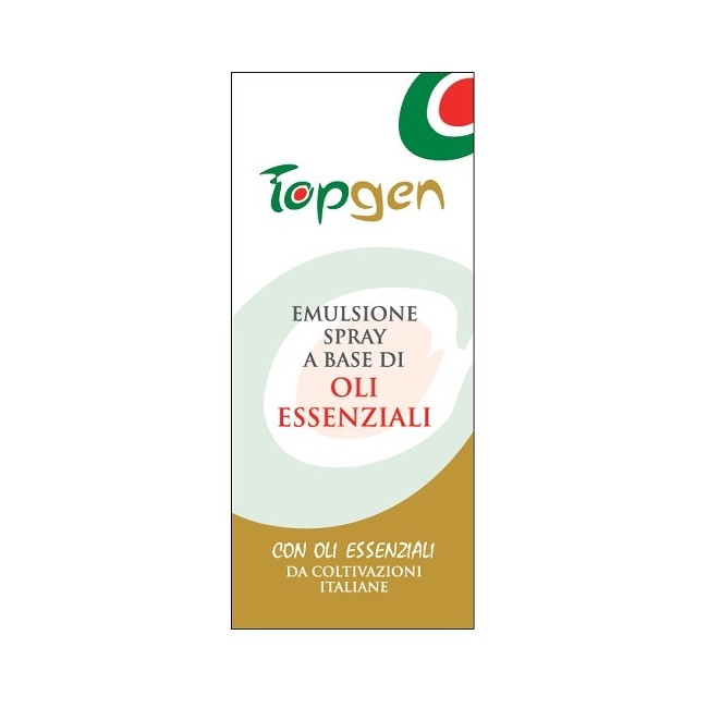 Topgen Emulsione Spray A Base Di Oli Essenziali 100ml