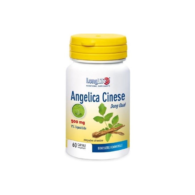 Longlife Angelica Cinese 60 Capsule Vegetali