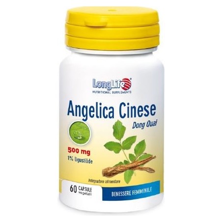 Longlife Angelica Cinese 60 Capsule Vegetali