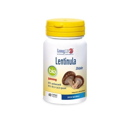 Longlife Lentinula Bio Integratore Alimentare 60 Capsule