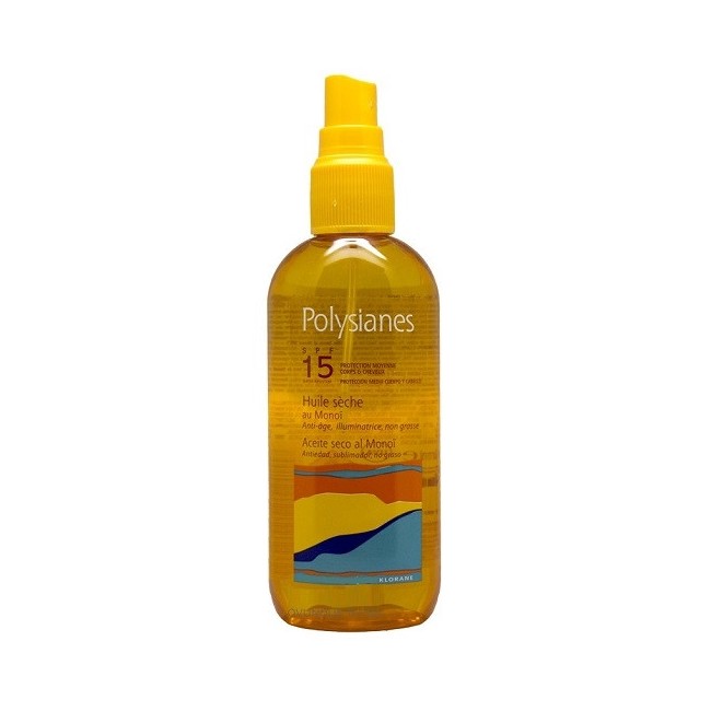 Les Polysianes Olio Secco Spf 15 Per Corpo E Capelli 150ml