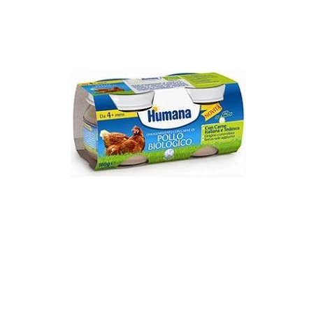 Humana Omogeneizzato Pollo Bio 160 G