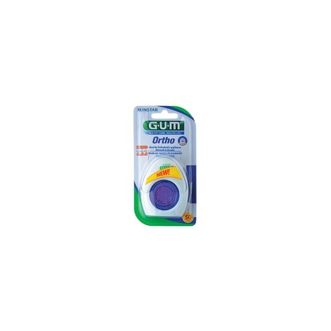 Gum Ortho Floss Filo Spugnoso 50 Pezzi