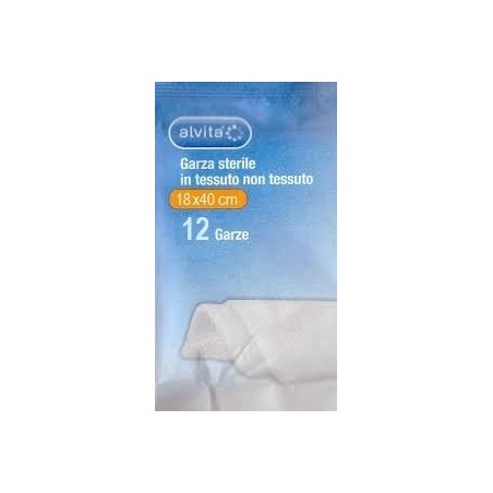 Garza Alvita Sterile 18x40cm Tnt 12 Pezzi