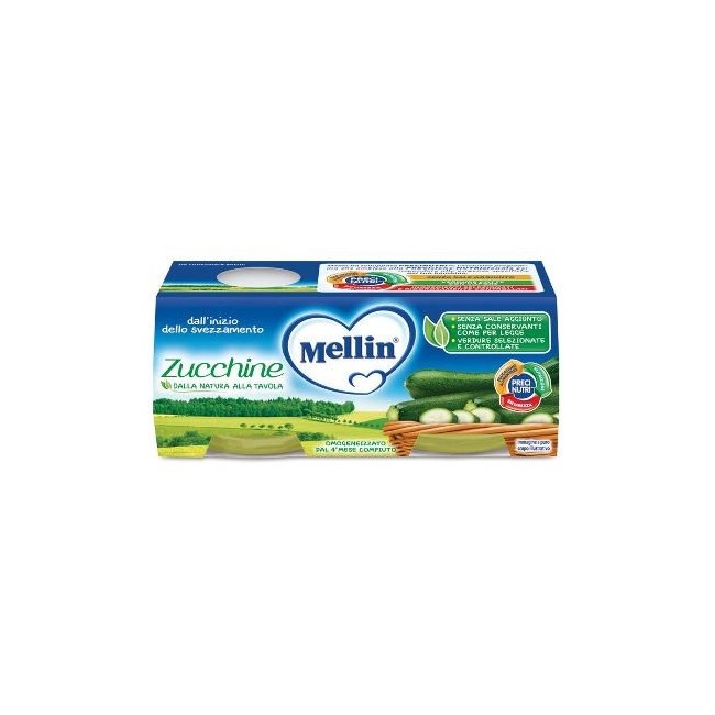 Mellin Omogeneizzato Di Zucchine 2x80g