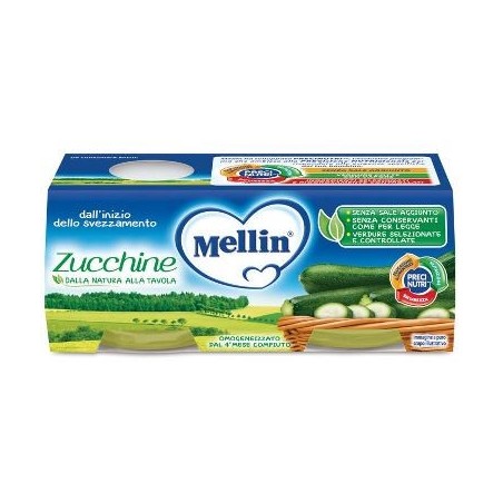 Mellin Omogeneizzato Di Zucchine 2x80g