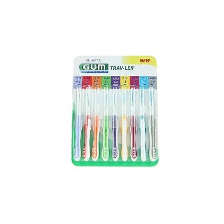 Gum Traveler Kit Scovolini 9 Pezzi